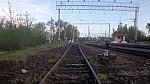 станция Крюков-на-Днепре: Светофор М20 в четной горловине: вид на Бурты