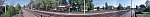 о.п. Вагонозавод: Панорама с платформы Користовского направления на платформу на Кременчуг