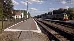 станция Бурты: Вид с начала пассажирской платформы на Користовку
