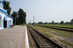 станция Лебединская: Вид в сторону Боромли