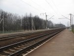 Вид с платформы минского направления