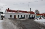станция Михановичи: Вид пассажирского здания со стороны поселка