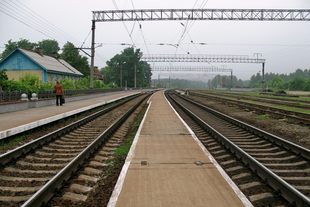 2-ая платформа, вид в направлении Минска