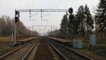 станция Колядичи: Входные светофоры Ч и ЧД со стороны Минска-Южного