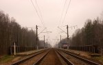о.п. Веселовский: Вид платформ в сторону Минска