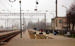 станция Пуховичи: Тупиковый путь (№ 13) и платформы