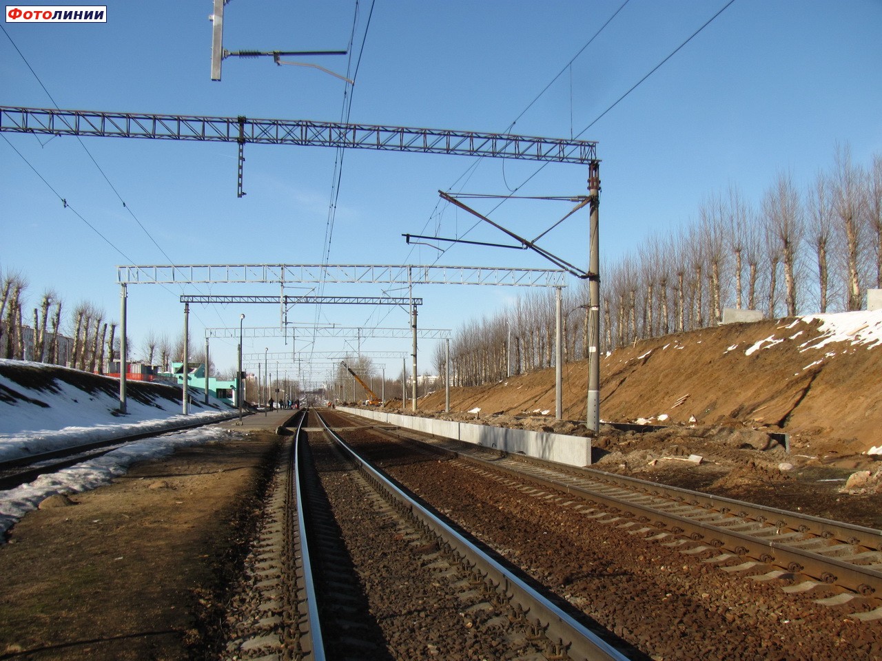 Общий вид платформ в сторону Минска-Южного