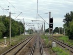 станция Пуховичи: Входной светофор Н со стороны Тальки