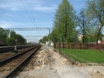 станция Минск-Южный: Вид 1-ой платформы в сторону Минска-Пассажирского