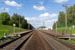 о.п. Железнодорожный: Вид в сторону Минска
