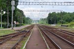 станция Талька: Платформы, вид в сторону Минска