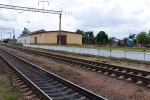 станция Пуховичи: Грузовая платформа и склад