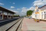 станция Руденск: Первая платформа, вид в сторону Минска