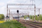 станция Руденск: Примыкание закрытого подъездного пути с перегрузочной станции