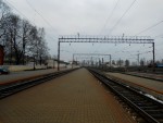 станция Осиповичи I: Вид в сторону Жлобина и Могилёва