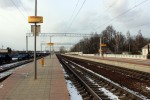 Вид третьей платформы в сторону Минска