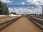 станция Осиповичи I: Вид в сторону Жлобина и Могилёва
