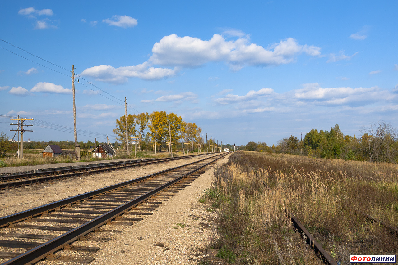 Вид в сторону ст. Приволжск