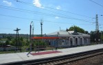 станция Журавка: Пассажирское здание и павильон