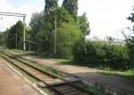 станция Жукотки: Новый навес вместо пассажирского здания и бывший "жидиничский" первый путь