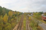 станция Славутич: Линия на Овруч и подъездной путь базы ОРС