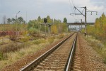 станция Славутич: Маневровый светофор М4 с подъездного пути базы ОРС