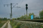 станция Неданчичи: Входной светофор Ч со стороны Овруча