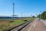 станция Нижнекамск: Пути и платформа