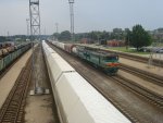 станция Кяна: Вид с моста в сторону Гудогай