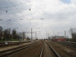 Вид на станцию со стороны Вильнюса