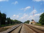 станция Кивишкес: Вид в сторону Науйойи Вильни