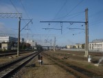 станция Вильнюс: Вид в сторону товарной станции