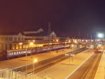 Станция ночью