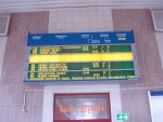 станция Вильнюс: Информационное табло