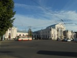 станция Вильнюс: Вокзал со стороны привокзальной площади