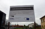 станция Кяна: Табличка о проекте электрификации