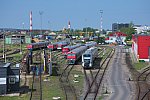 станция Вильнюс: Вид на локомотивное депо