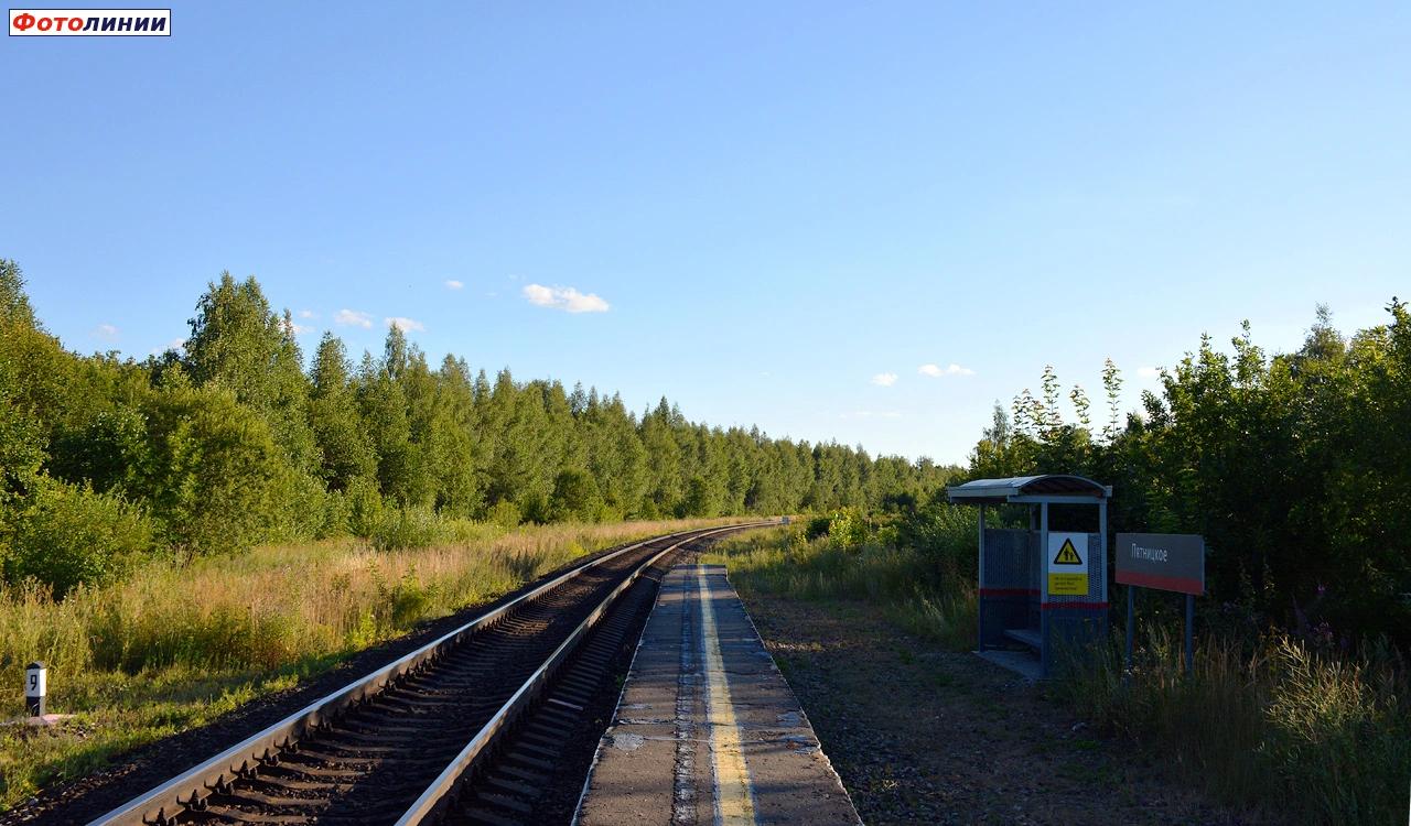 Вид с платформы в сторону Вернадовки
