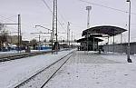станция Безымянка: Вид с высокой платформы в сторону Кинеля