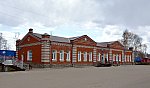 станция Аксаково: Пассажирское здание с обратной стороны