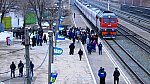 станция Мокроус: Прибытие поезда ЛДПР с депутатами Государственной Думы