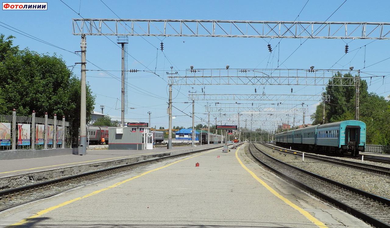 Вид со 2-й платформы в сторону Аксарайской