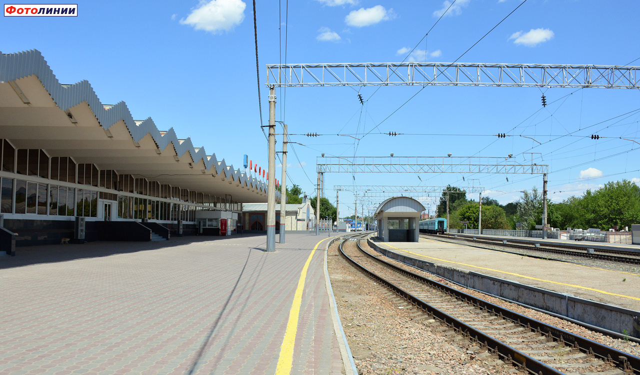 Вид с 1-й платформы в сторону Аксарайской