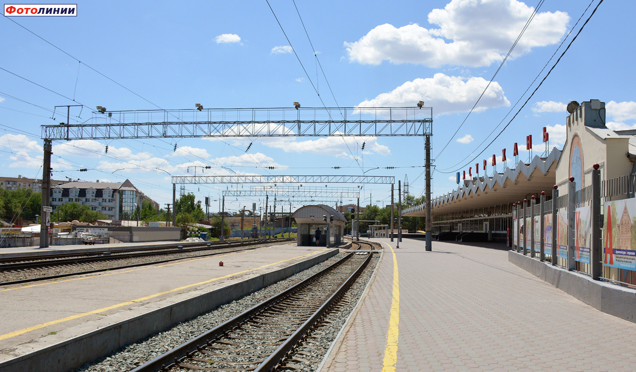 Вид с 1-й платформы в сторону Кизляра