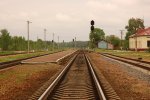 станция Татарка: Вид платформы в сторону Бобруйска