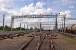 станция Жлобин-Сортировочный: Вид в сторону Осипович