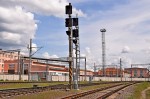 станция Жлобин-Сортировочный: Новый и старый светофор НМ