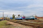 о.п. Деповской: Отстой дизель-поездов в депо
