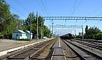 станция Ельшанка: Вид в сторону Волгограда