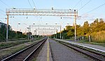 станция Краснооктябрьская: Вид с платформы в сторону Волгограда